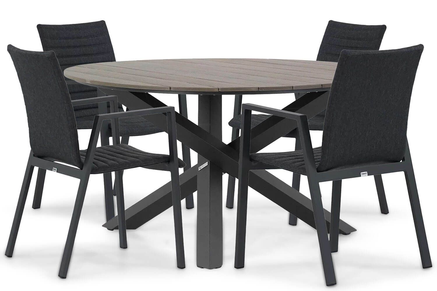 Osmen Joliet/Ancona 125 cm dining tuinset 5-delig thumbnail