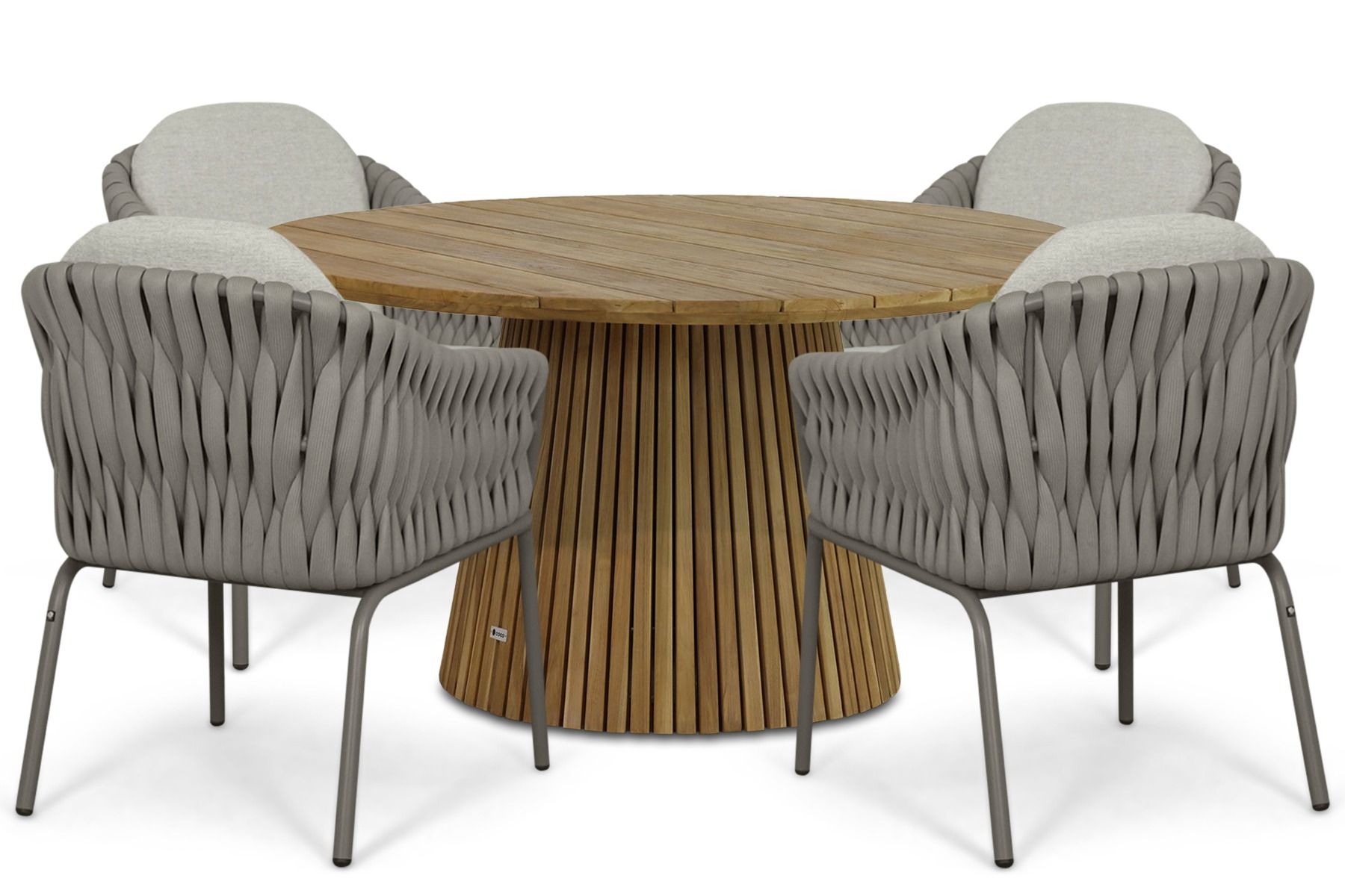 Santika Amadora/Fungo 140 cm dining tuinset 5-delig