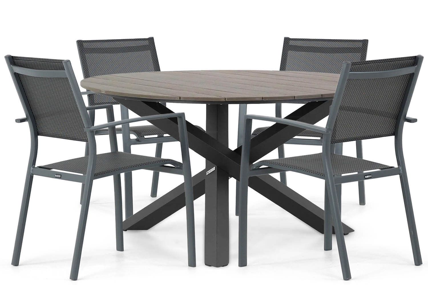 Lifestyle Sella/Ancona 125 cm dining tuinset 5-delig thumbnail