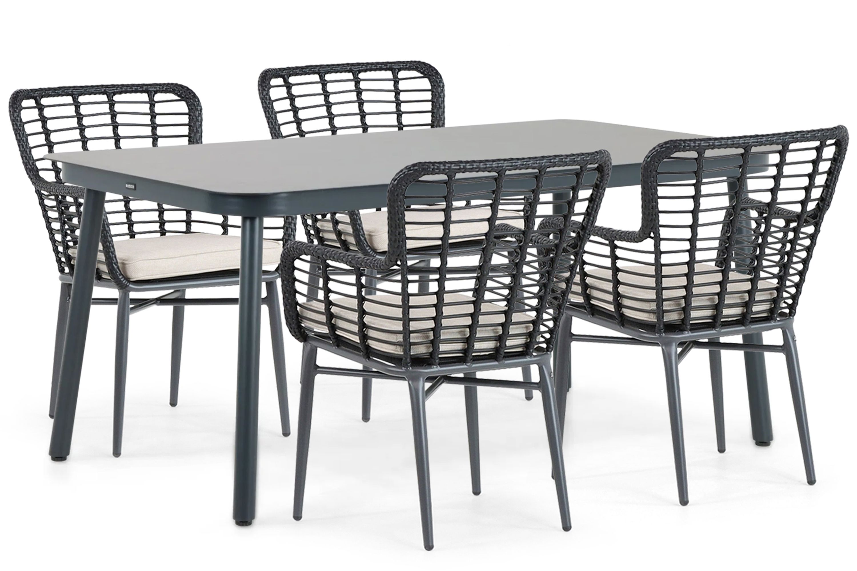 Lifestyle Toledo/Tavano 160 cm dining tuinset 5-delig