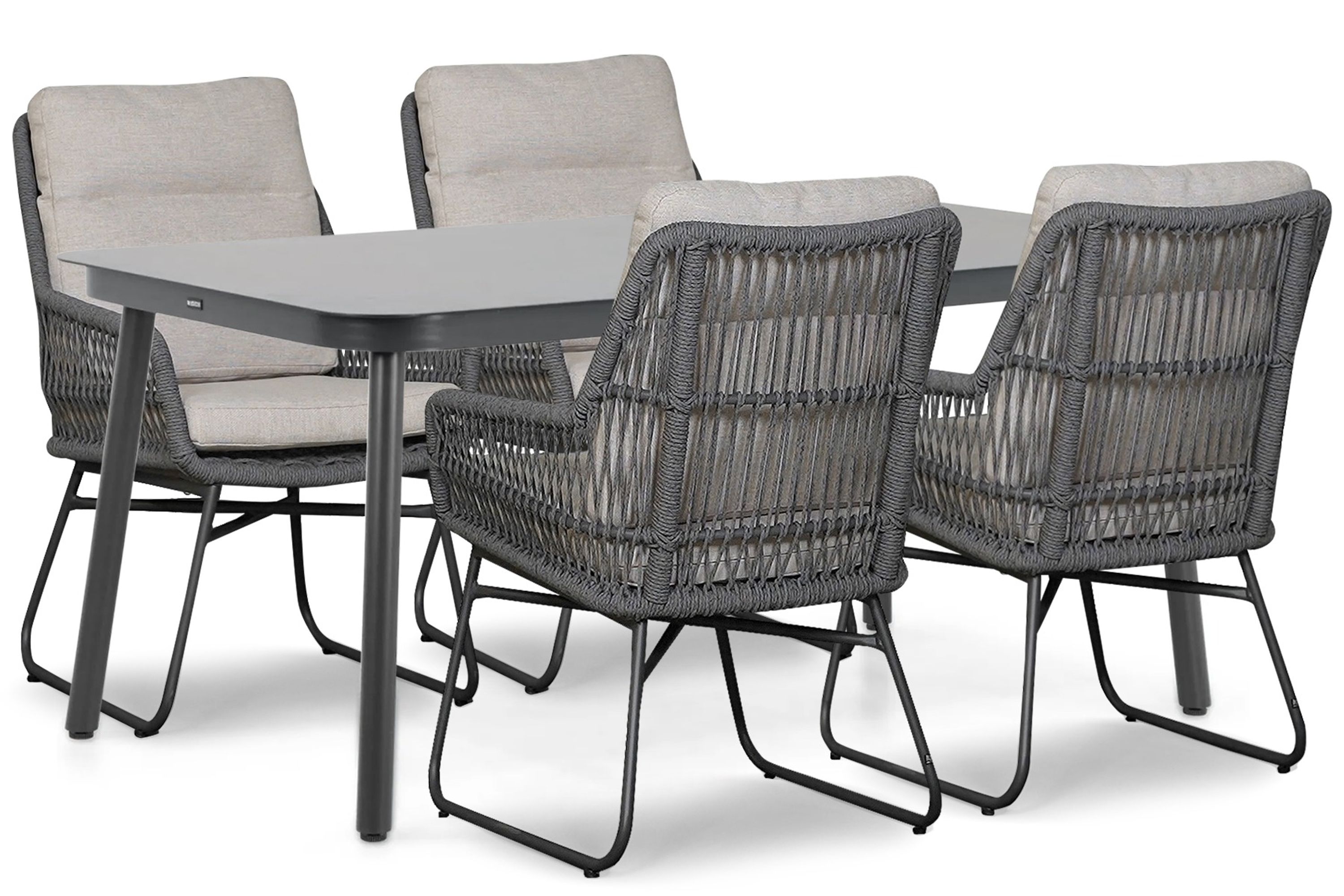 Lifestyle Vicente/Tavano 160x90 cm dining tuinset 5-delig