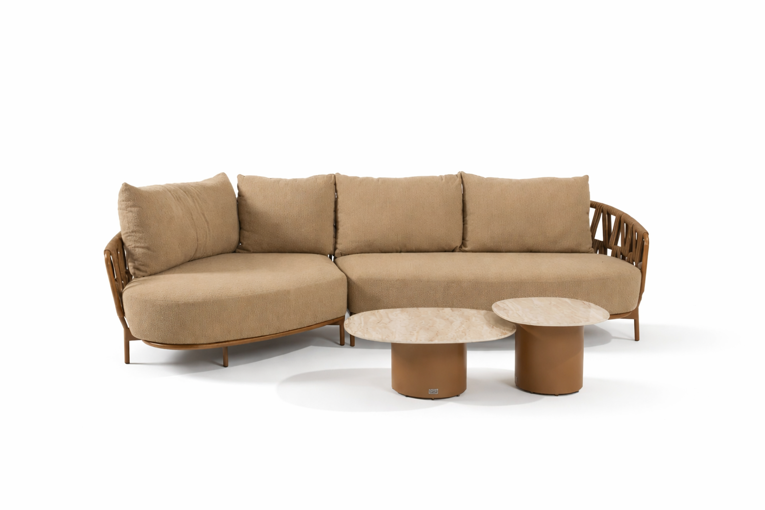 4 Seasons Outdoor Biarritz/Sofie tafelset 2-delig hoek loungeset 4-delig