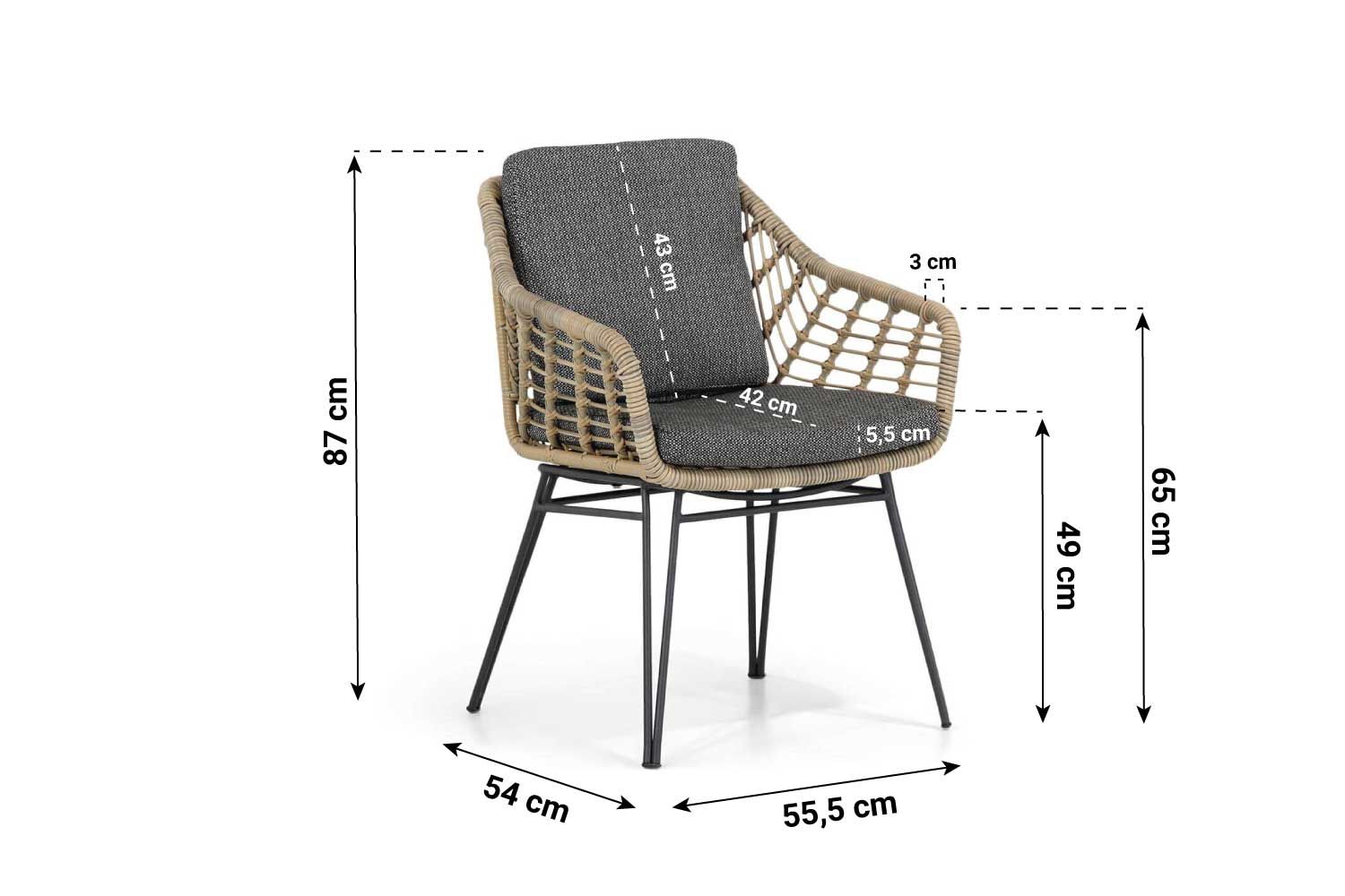 4 Seasons Outdoor Cottage/Basso 240 cm dining tuinset 7-delig thumbnail