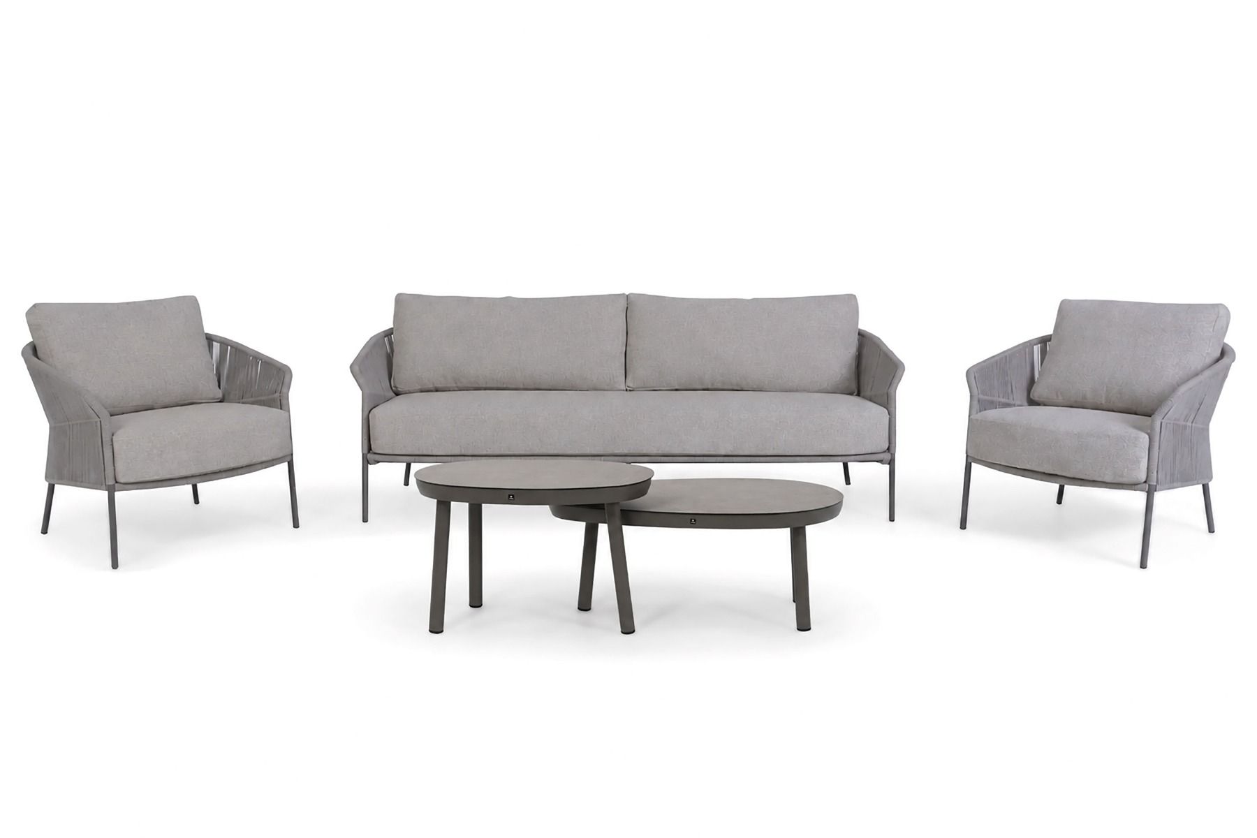 4 Seasons Outdoor Florence/Livo stoel-bank loungeset 5-delig