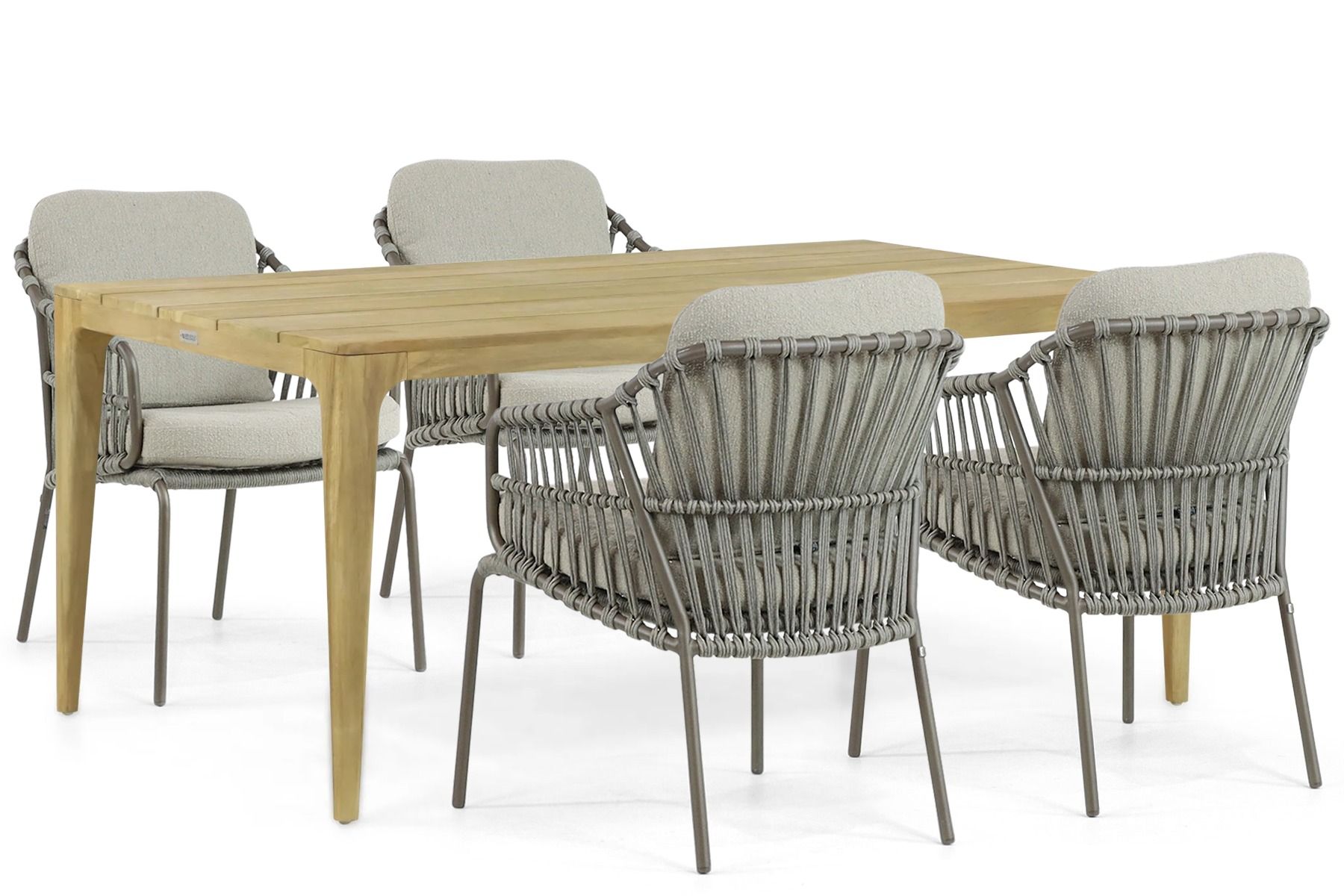 4 Seasons Outdoor Capalbio/Sentis 180 cm dining tuinset 5-delig