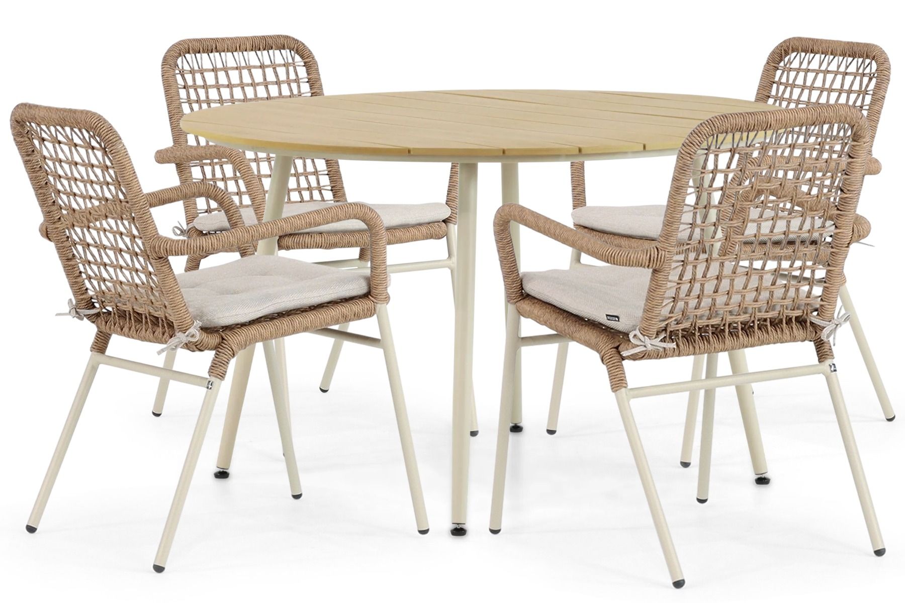 De Laan Catalone/Matale 125 cm dining tuinset 5-delig