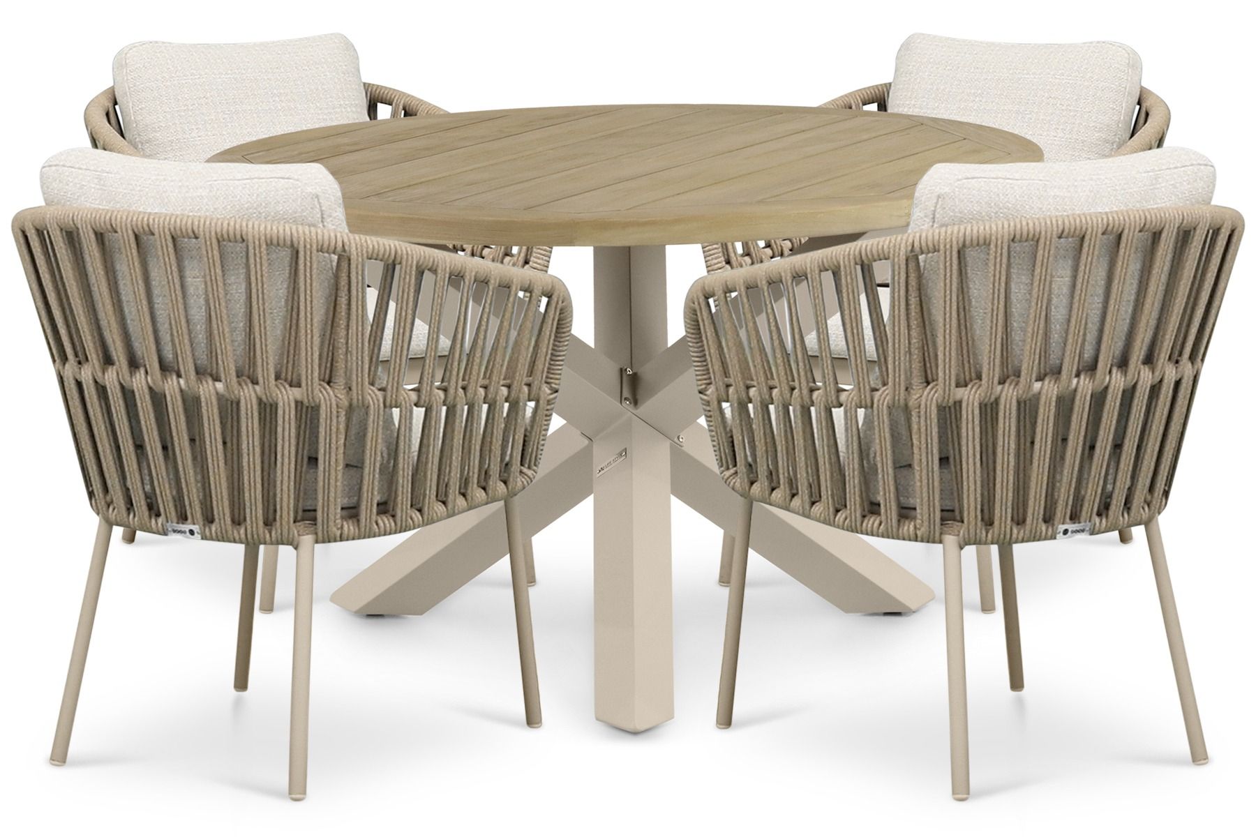 Coco Elara/Rockville 120 cm dining tuinset 5-delig