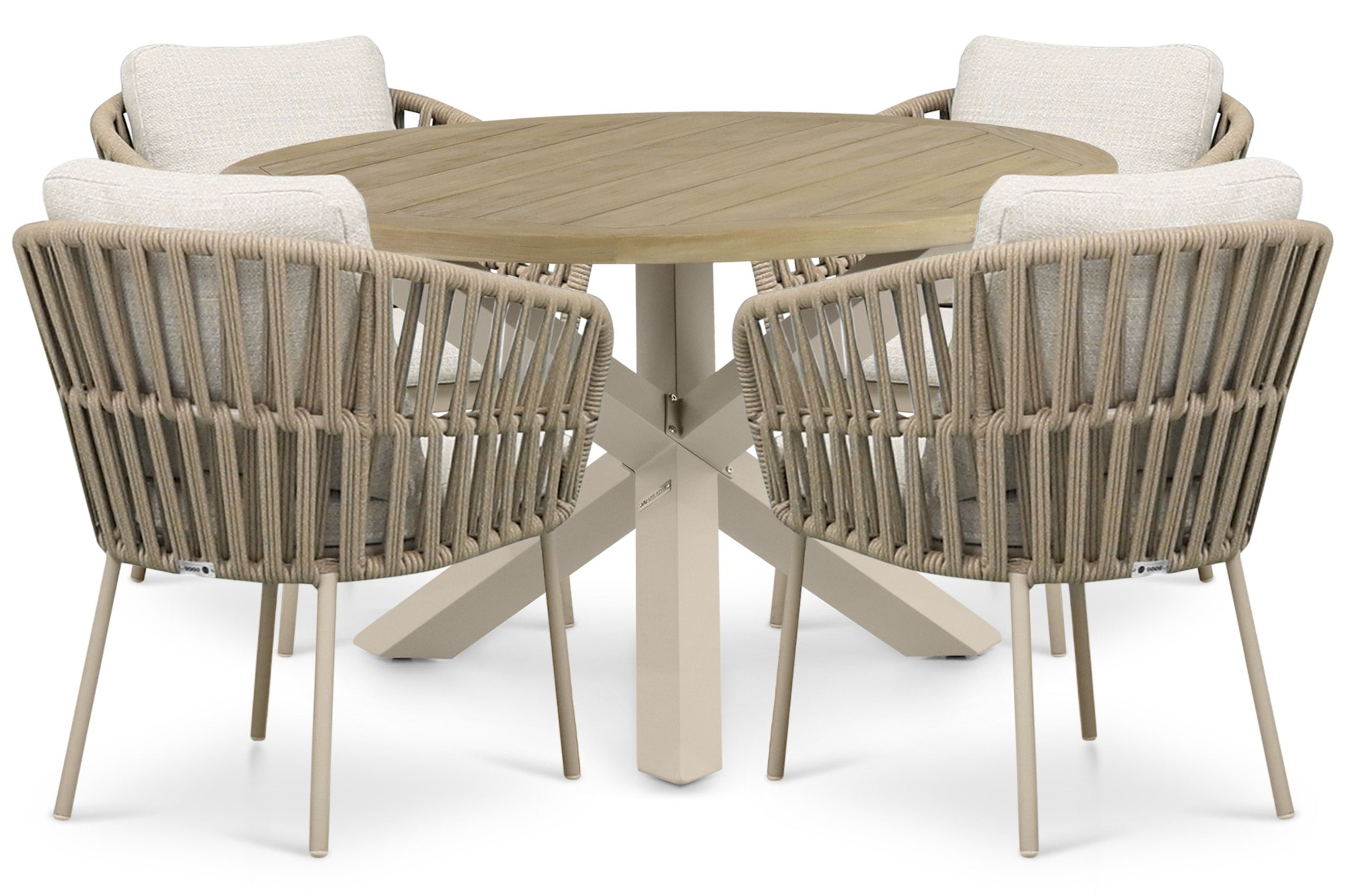 Coco Elara/Rockville 120 cm dining tuinset 5-delig