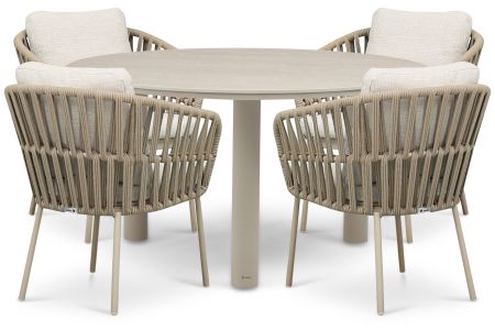 Coco Elara/Trino 140 cm dining tuinset 5-delig
