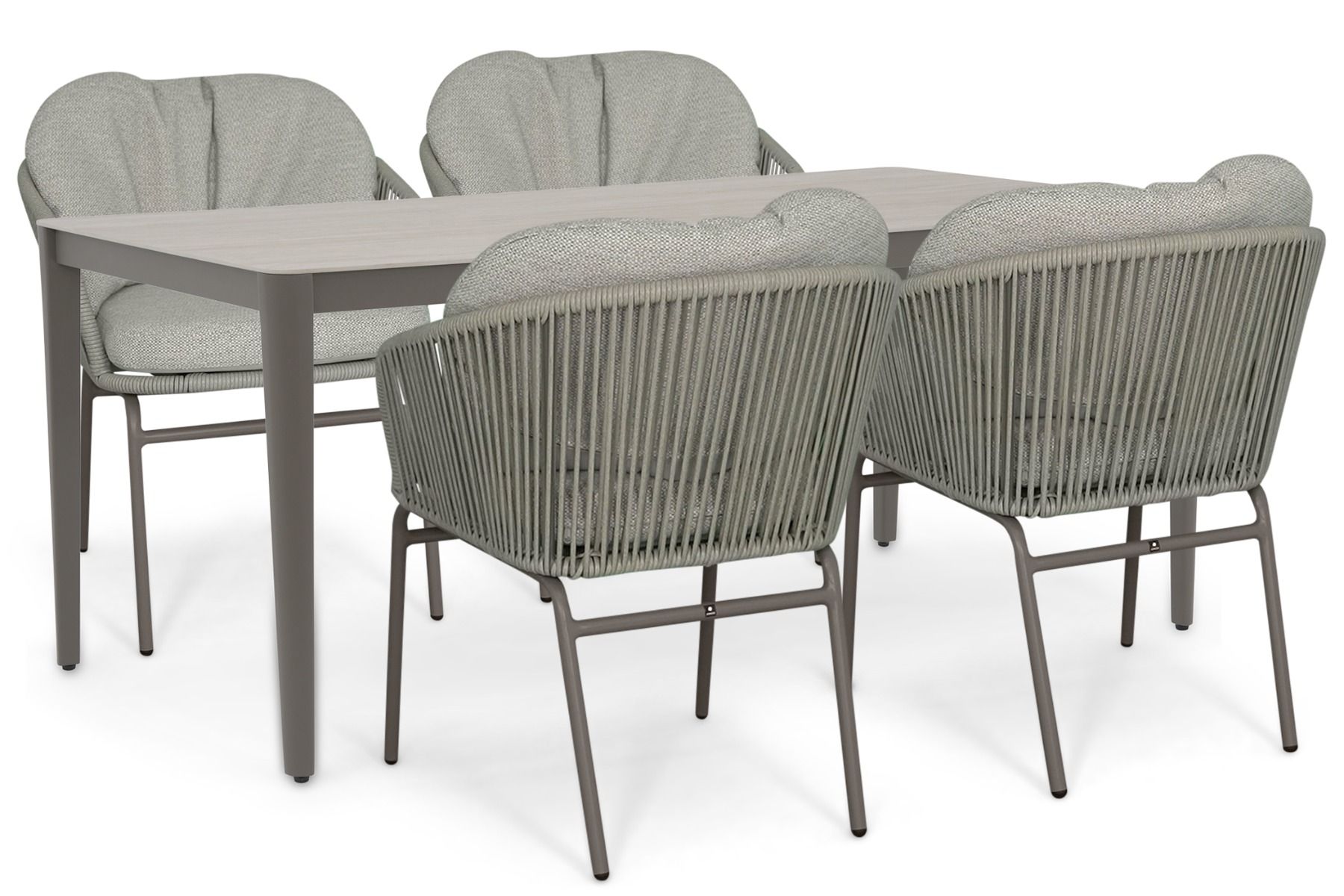 Coco Livo/Livo 180x90 cm dining tuinset 5-delig