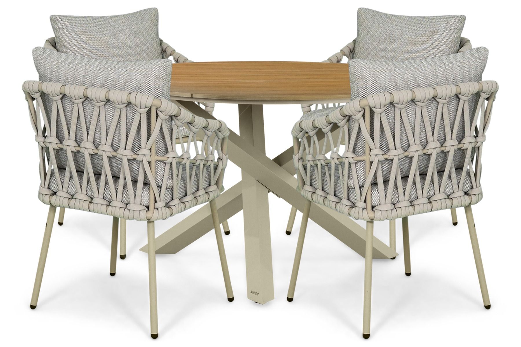 Coco Oliva/Ancona 125 cm dining tuinset 5-delig