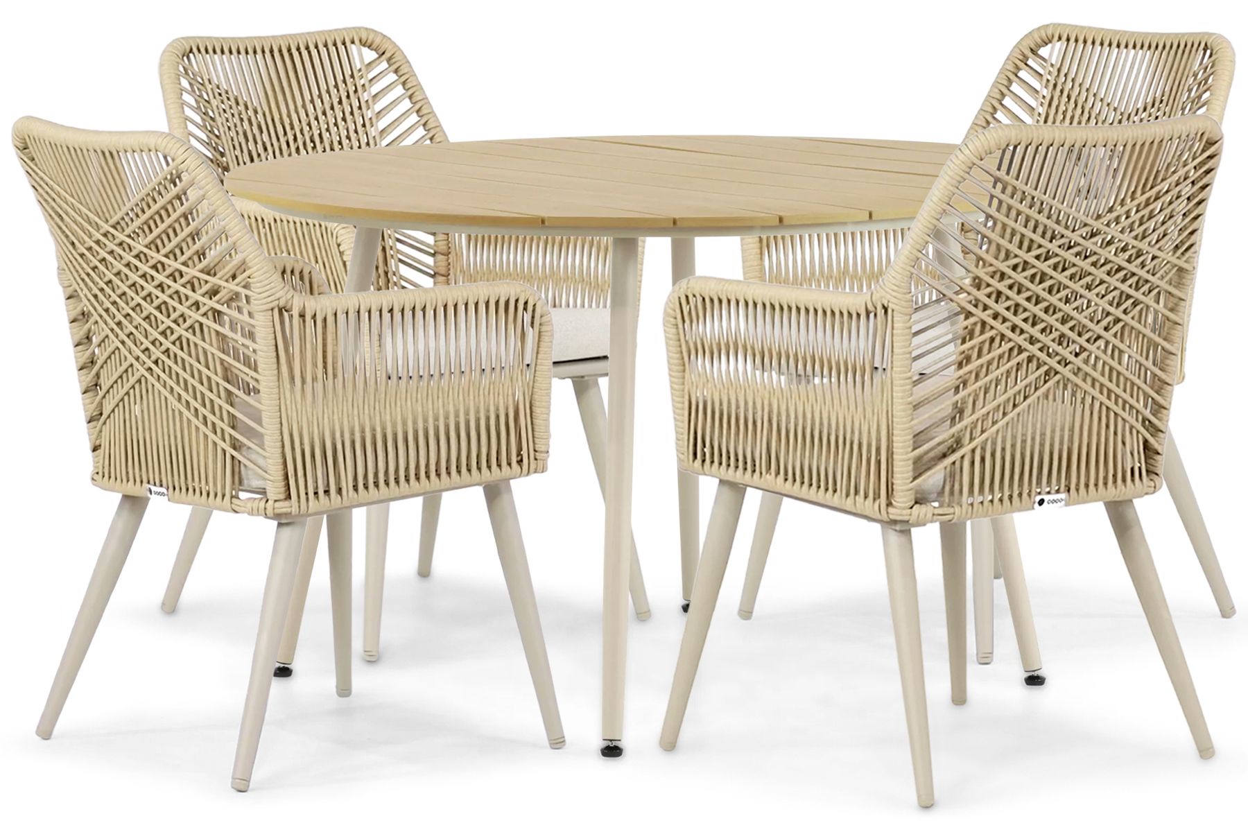 Coco Vedra/Matale 125 cm dining tuinset 5-delig