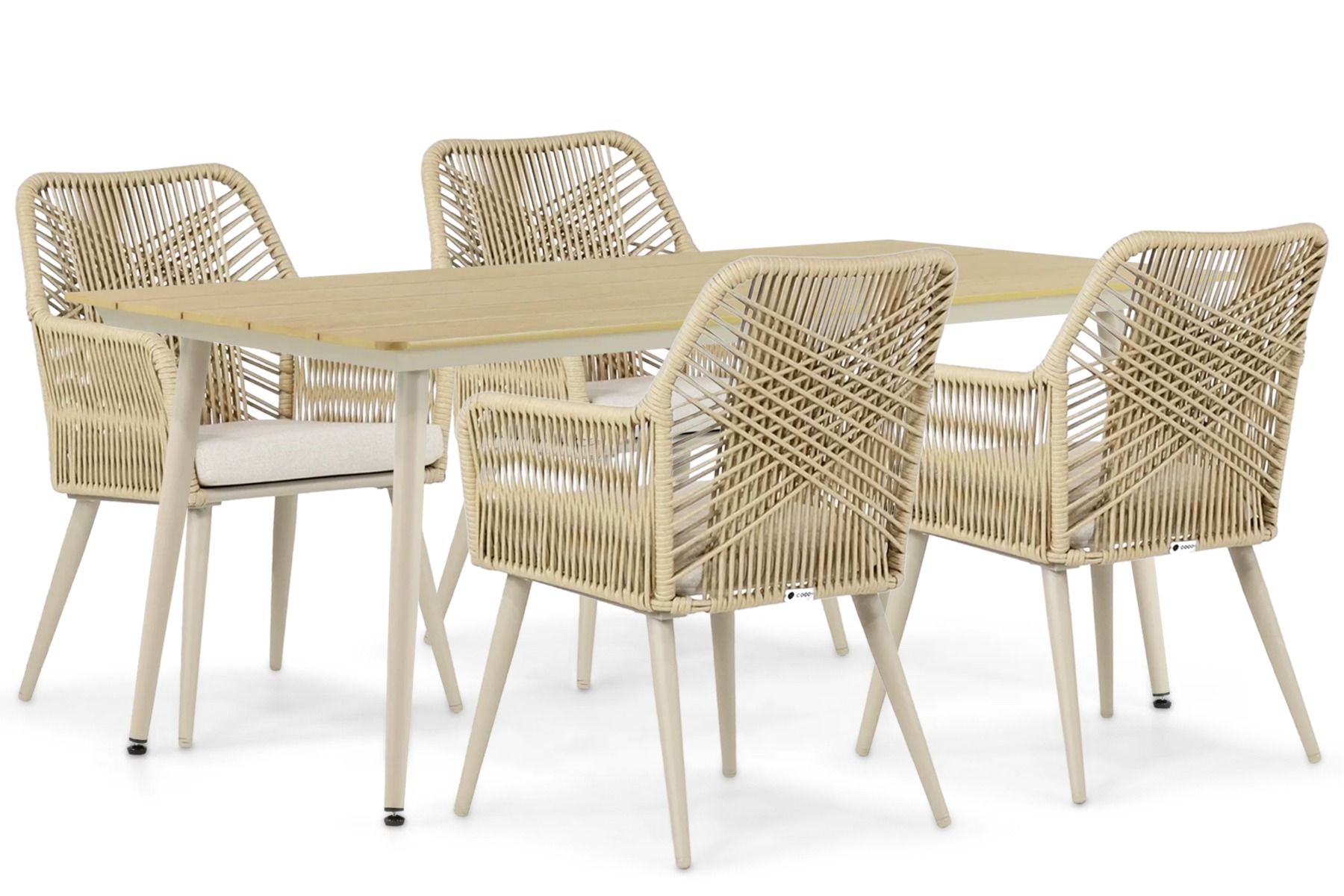 Coco Vedra/Matale 180 cm dining tuinset 5-delig