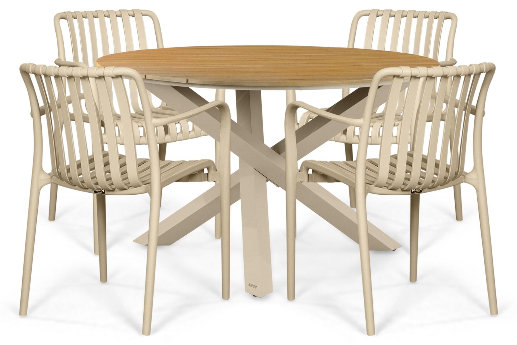 Domani Alba/Ancona 125 cm dining tuinset 5-delig