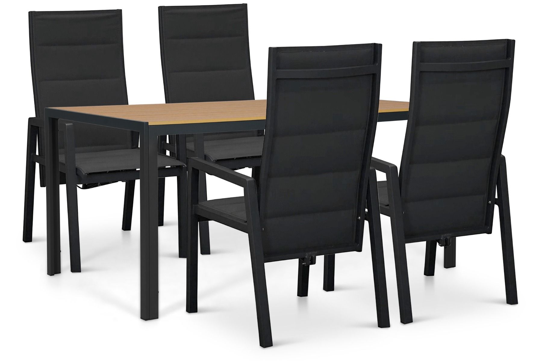 Lifestyle Essence/Creta 150x90 cm dining tuinset 5-delig