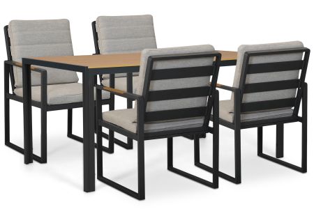 Lifestyle Alessio/Creta 150x90 cm dining tuinset 5-delig