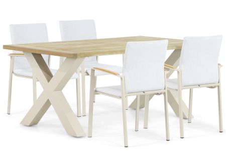 Lifestyle Brandon/Cardiff 180 cm dining tuinset 5-delig