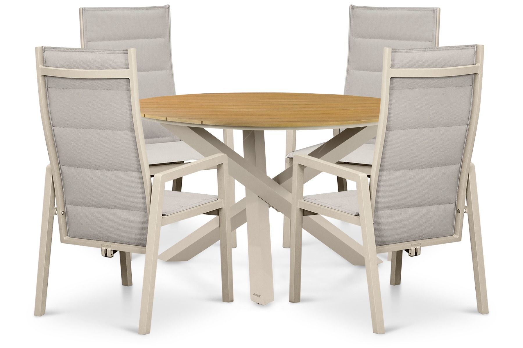 Lifestyle Essence/Ancona 125 cm dining tuinset 5-delig