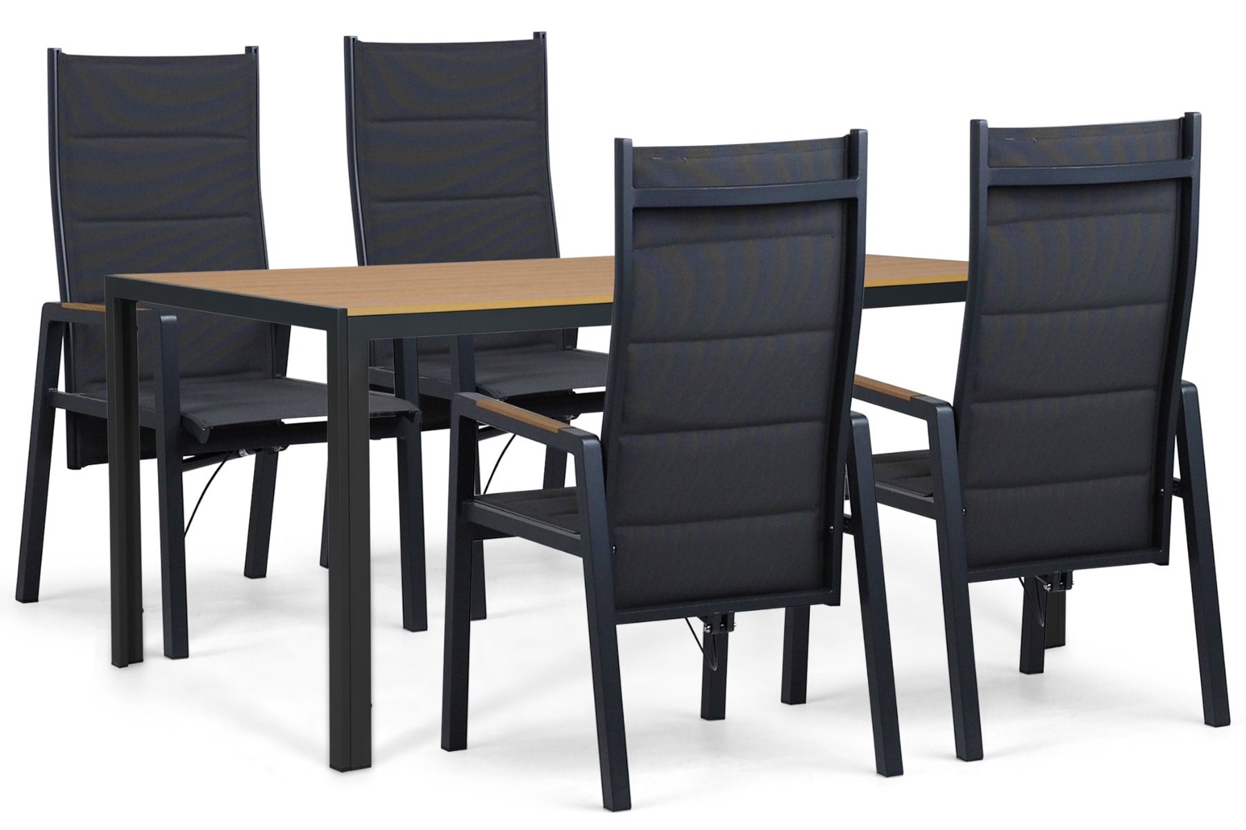 Lifestyle Essence/Creta 160x90 cm dining tuinset 5-delig