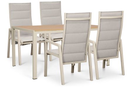Lifestyle Essence/Creta 150x90 cm dining tuinset 5-delig
