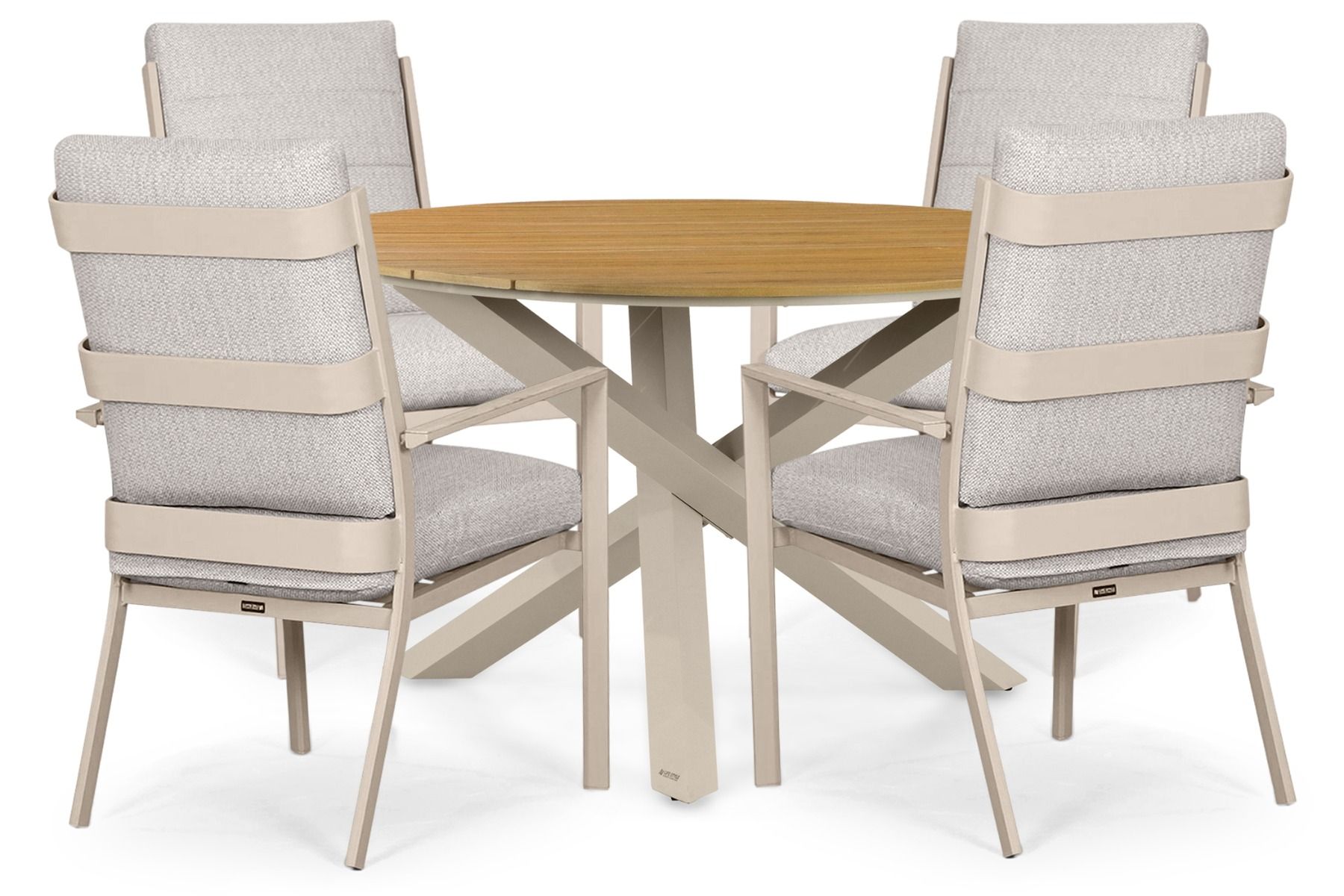 Lifestyle Lecce/Ancona 125 cm dining tuinset 5-delig