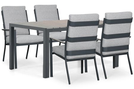 Lifestyle Lecce/Young 155x92 cm dining tuinset 5-delig