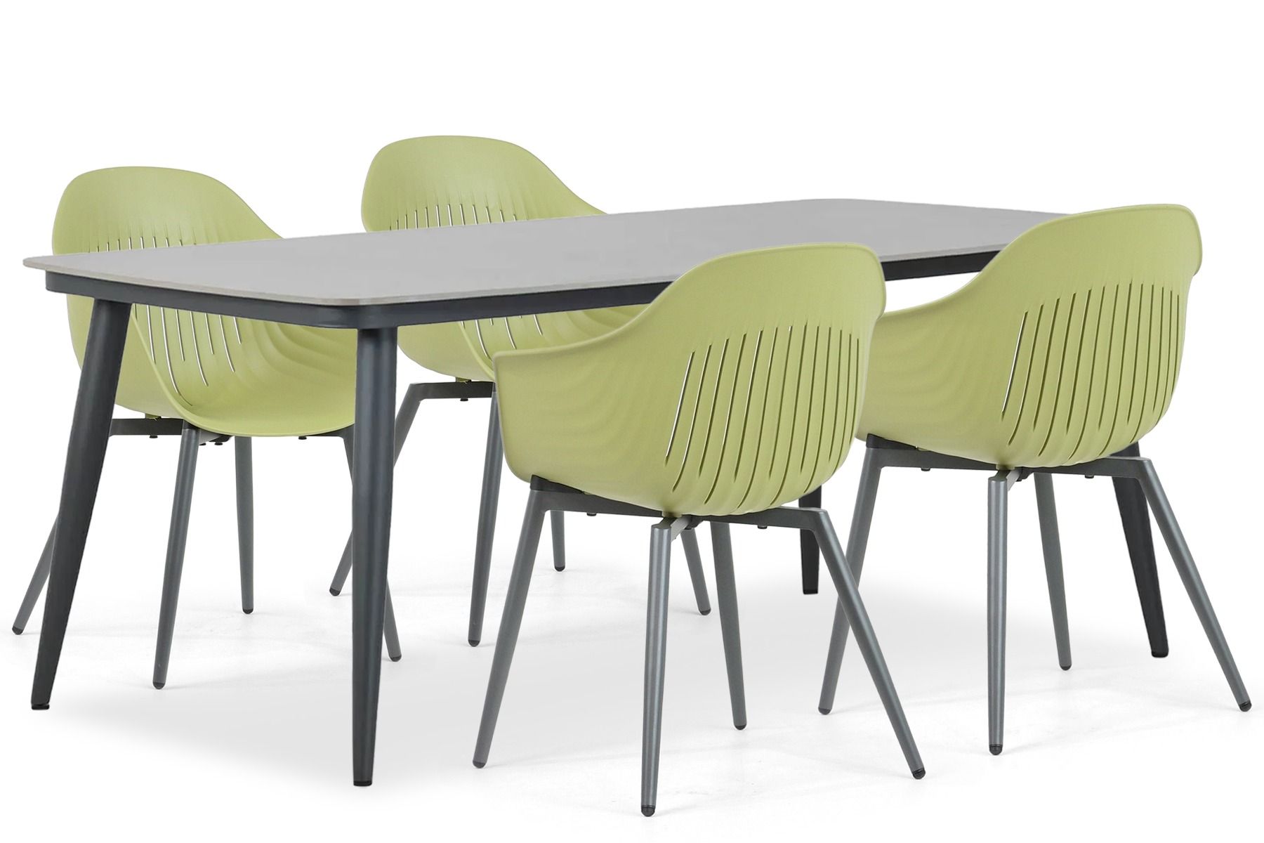 Lifestyle Lissabon/Vienna 180 cm dining tuinset 5-delig