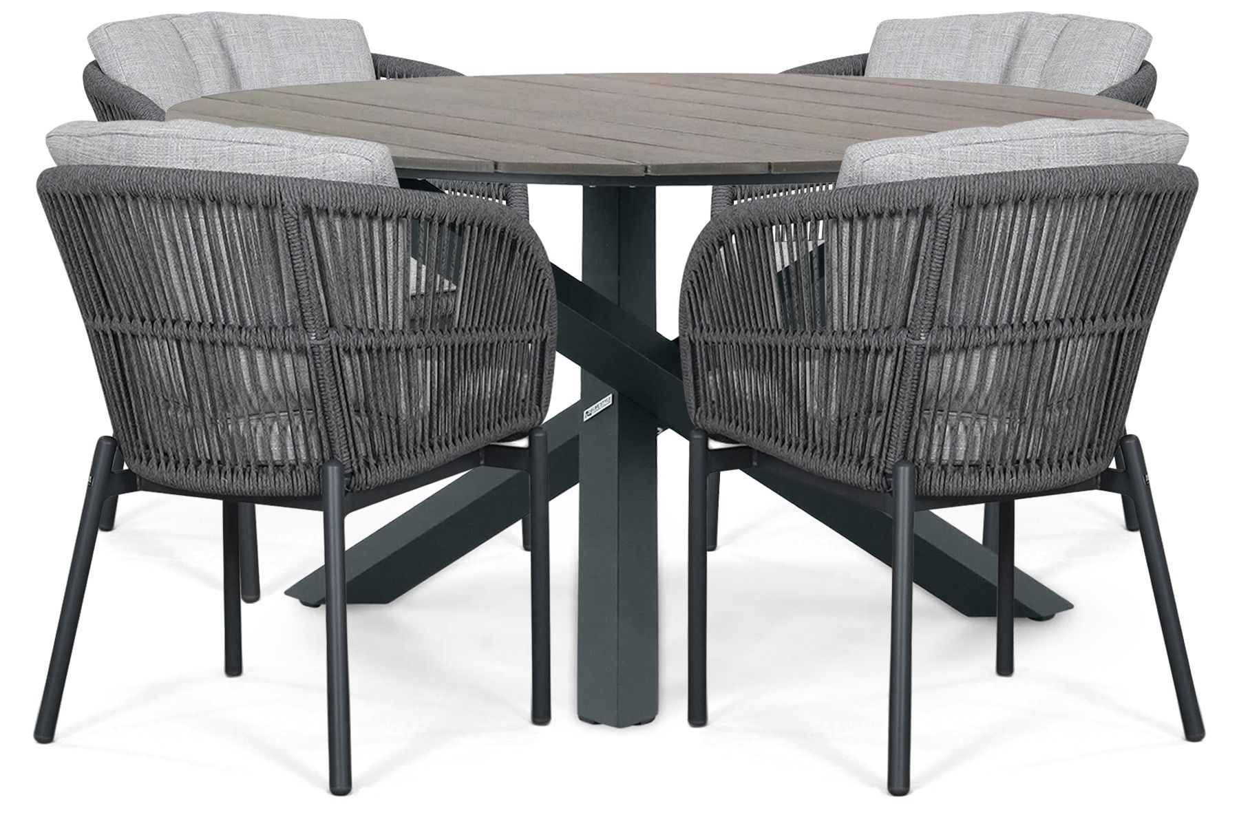 Lifestyle Monaco/Ancona 125 cm dining tuinset 5-delig