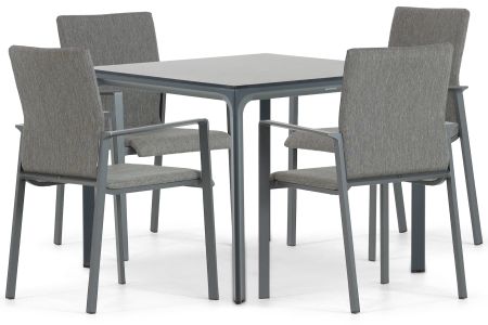 Lifestyle Rome/Cesar 90 cm dining tuinset 5-delig