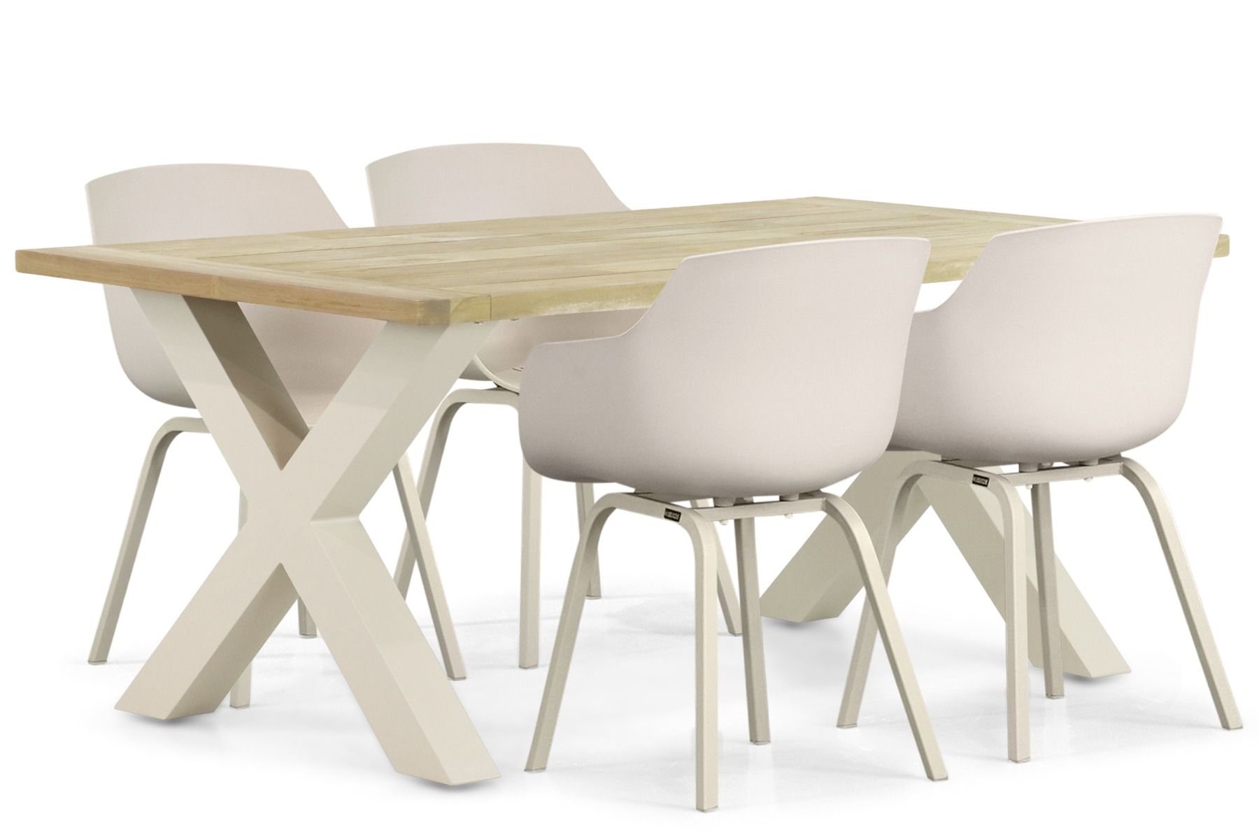 Lifestyle Salina/Cardiff 180 cm dining tuinset 5-delig