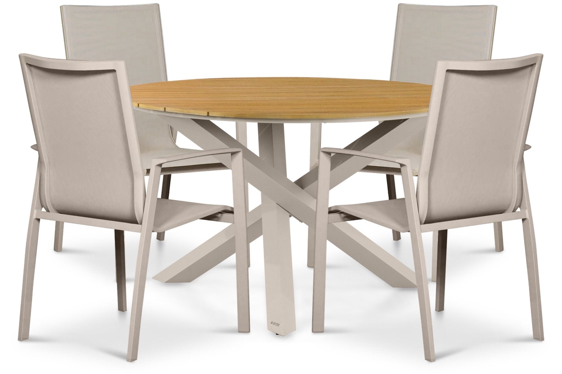 Lifestyle Ultimate/Ancona 125 cm dining tuinset 5-delig