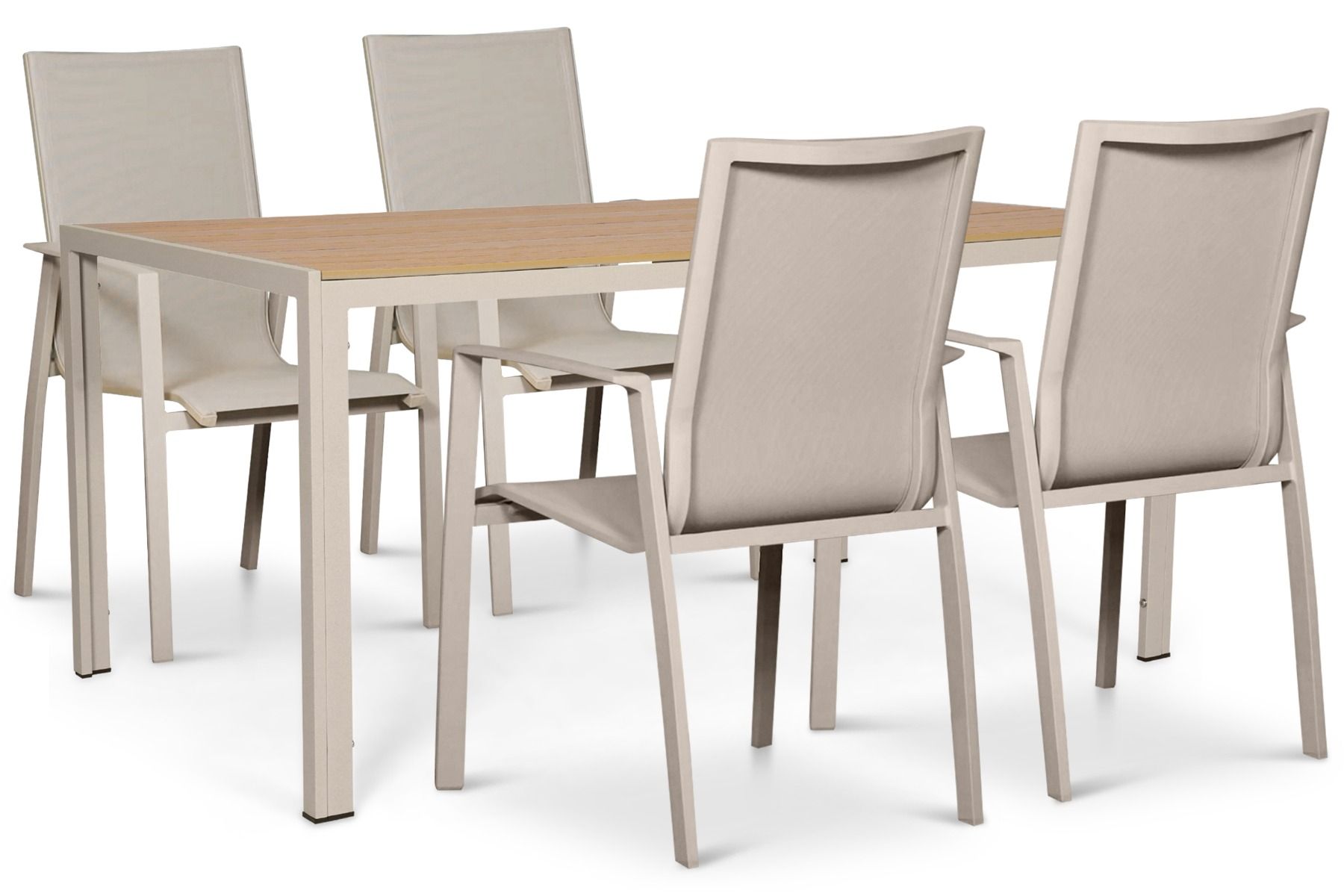 Lifestyle Ultimate/Creta 150x90 cm dining tuinset 5-delig