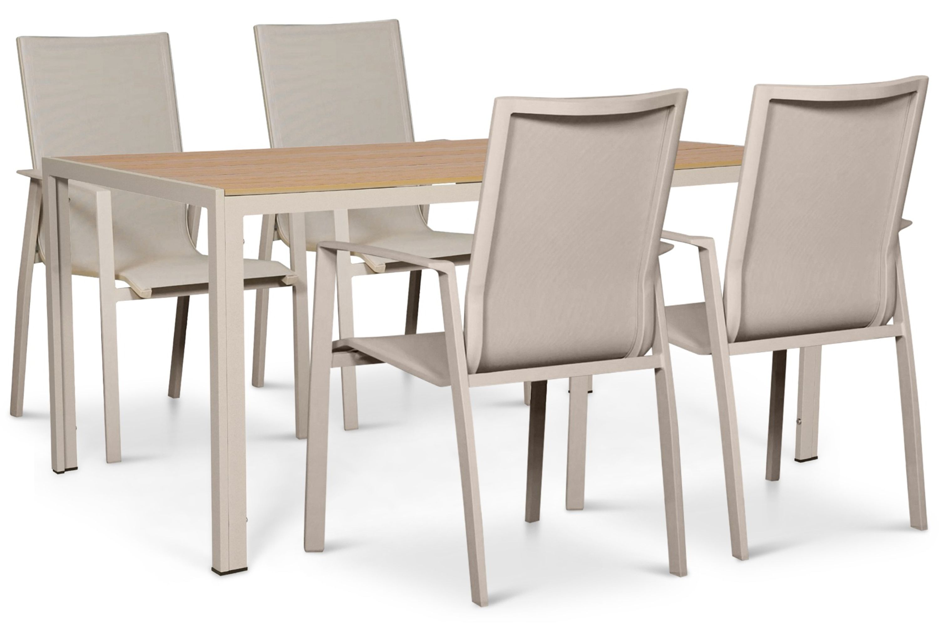 Lifestyle Ultimate/Creta 160x90 cm dining tuinset 5-delig