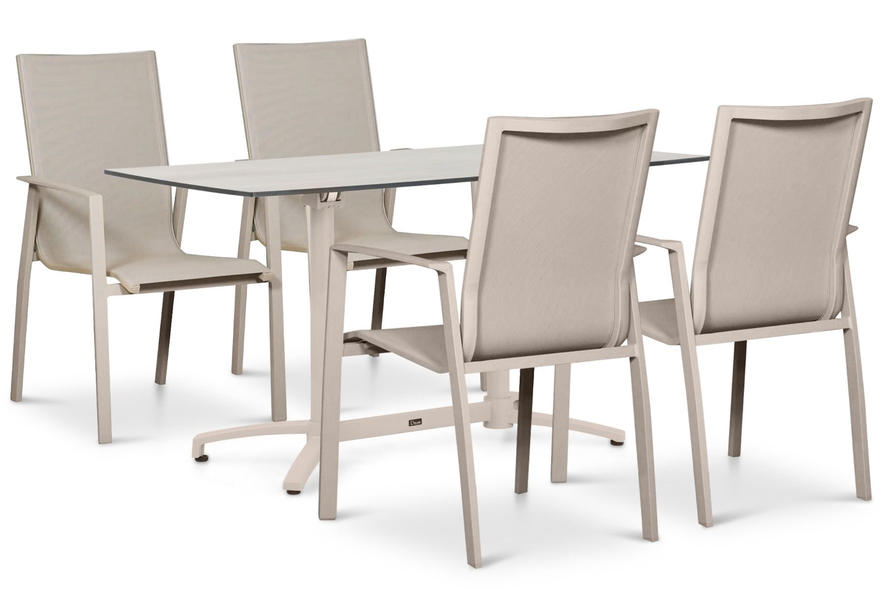 Lifestyle Ultimate/Marano 140x70 cm dining tuinset 5-delig