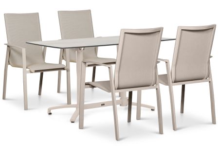 Lifestyle Ultimate/Marano 140x70 cm dining tuinset 5-delig