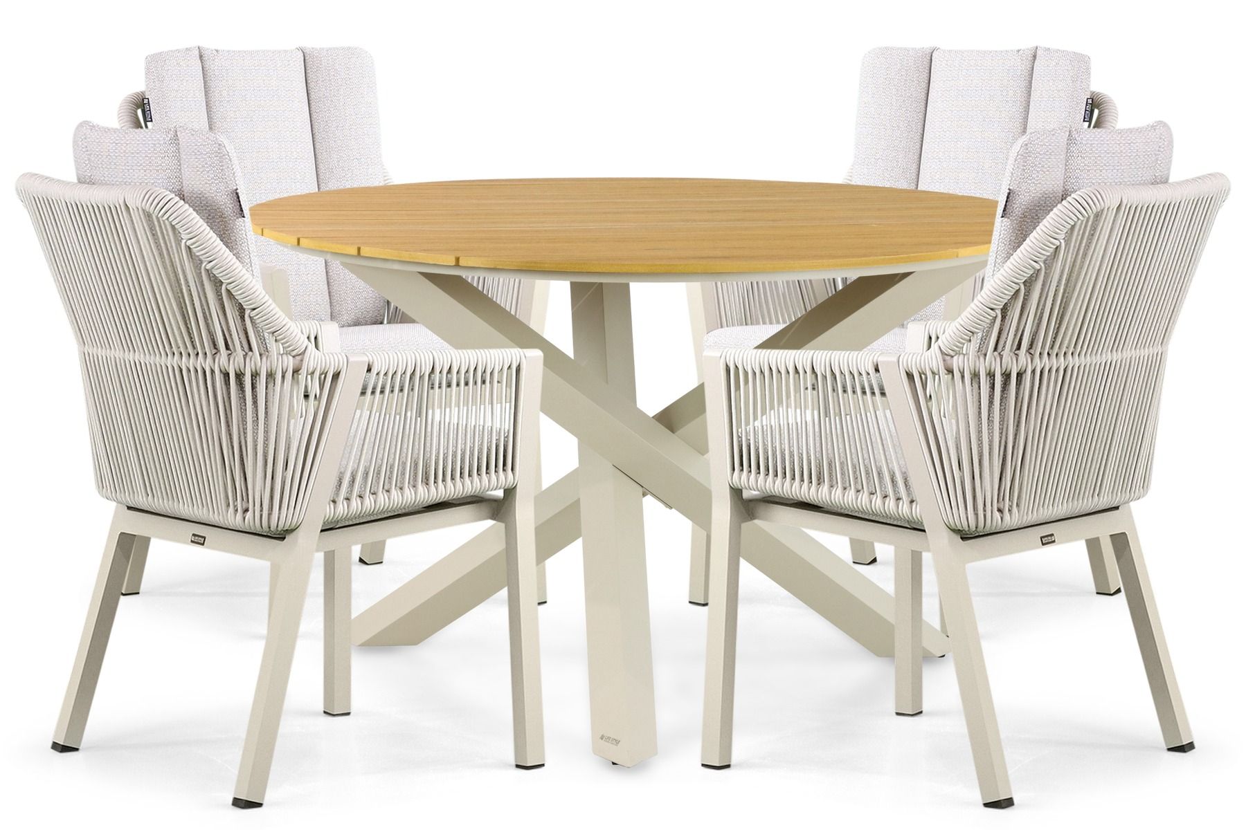 Lifestyle Verona/Ancona 125 cm dining tuinset 5-delig