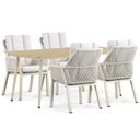 Lifestyle Verona/Matale 180 cm dining tuinset 5-delig thumbnail