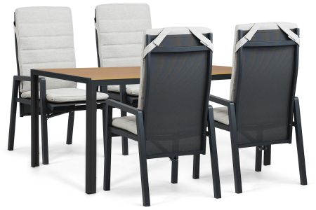 Lifestyle Vivaro/Creta 160x90 cm dining tuinset 5-delig