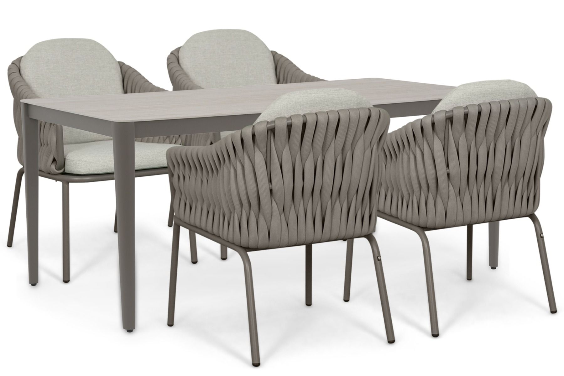 Santika Amadora/Livo 180x90 cm dining tuinset 5-delig