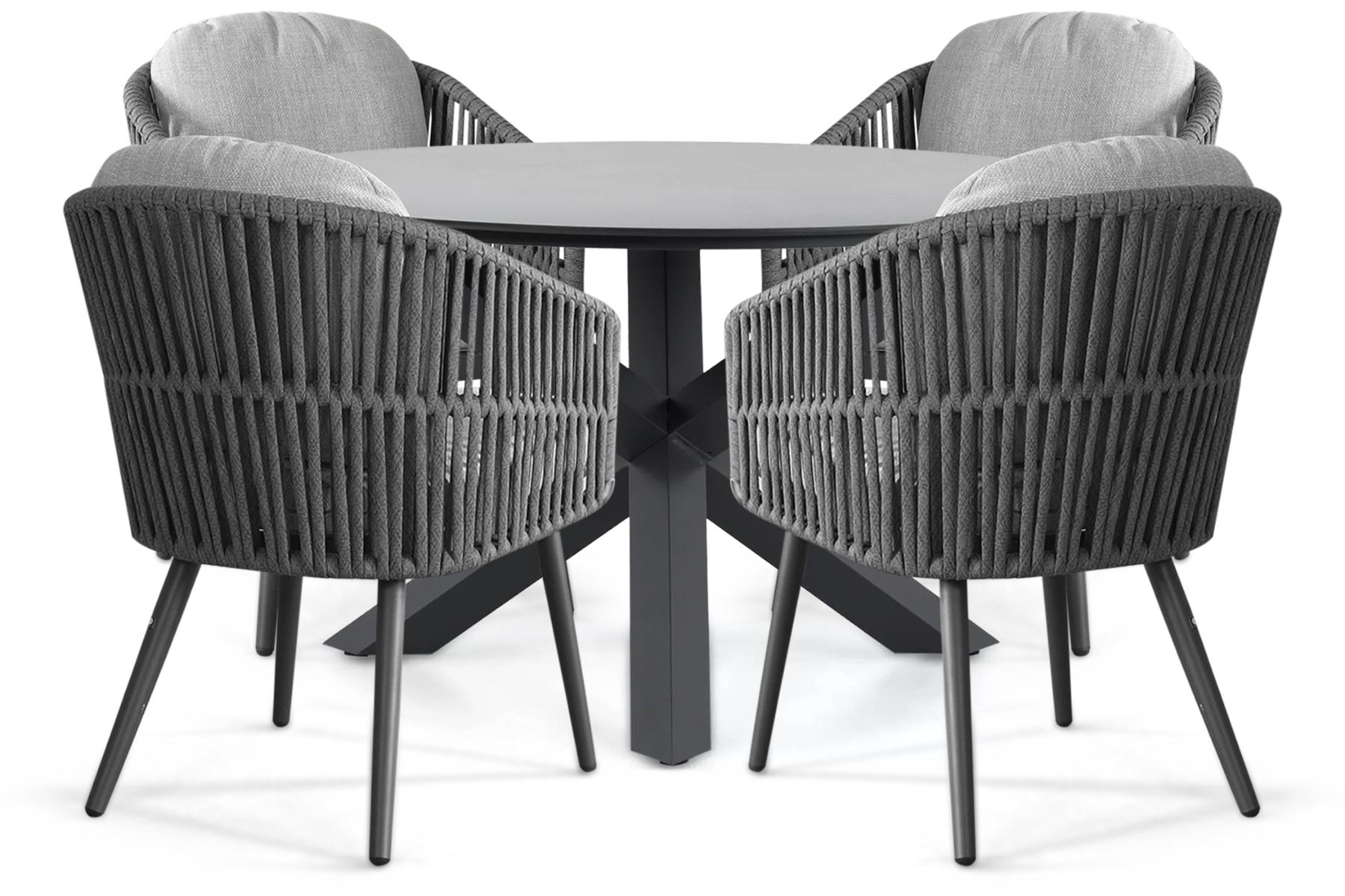 Santika Marani/Orino 130 cm dining tuinset 5-delig