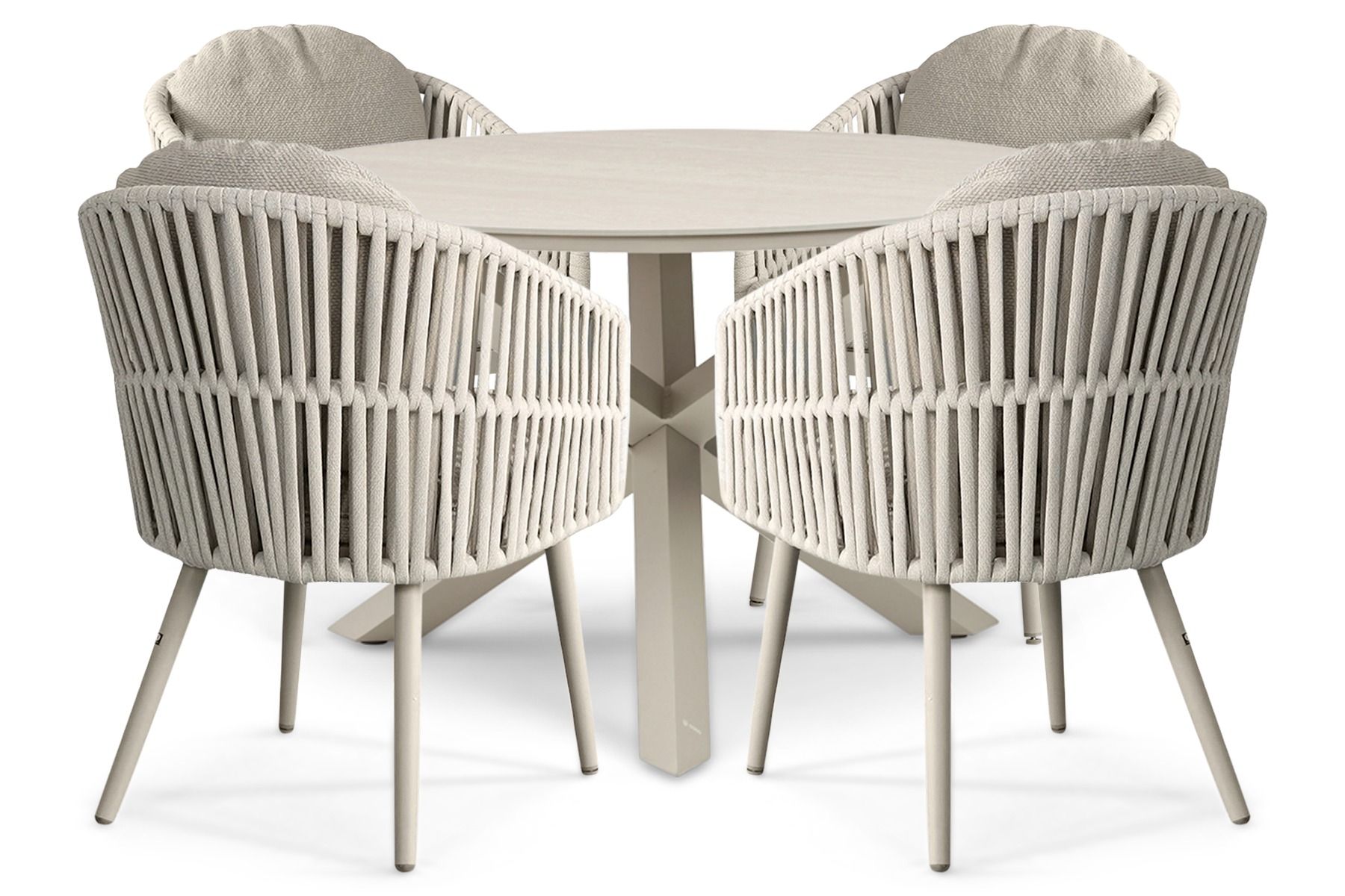 Santika Marani/Xento 120 cm dining tuinset 5-delig