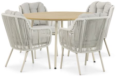 Santika Nanda/Matale 125 cm dining tuinset 5-delig