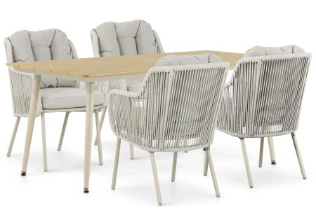 Santika Nanda/Matale 180 cm dining tuinset 5-delig