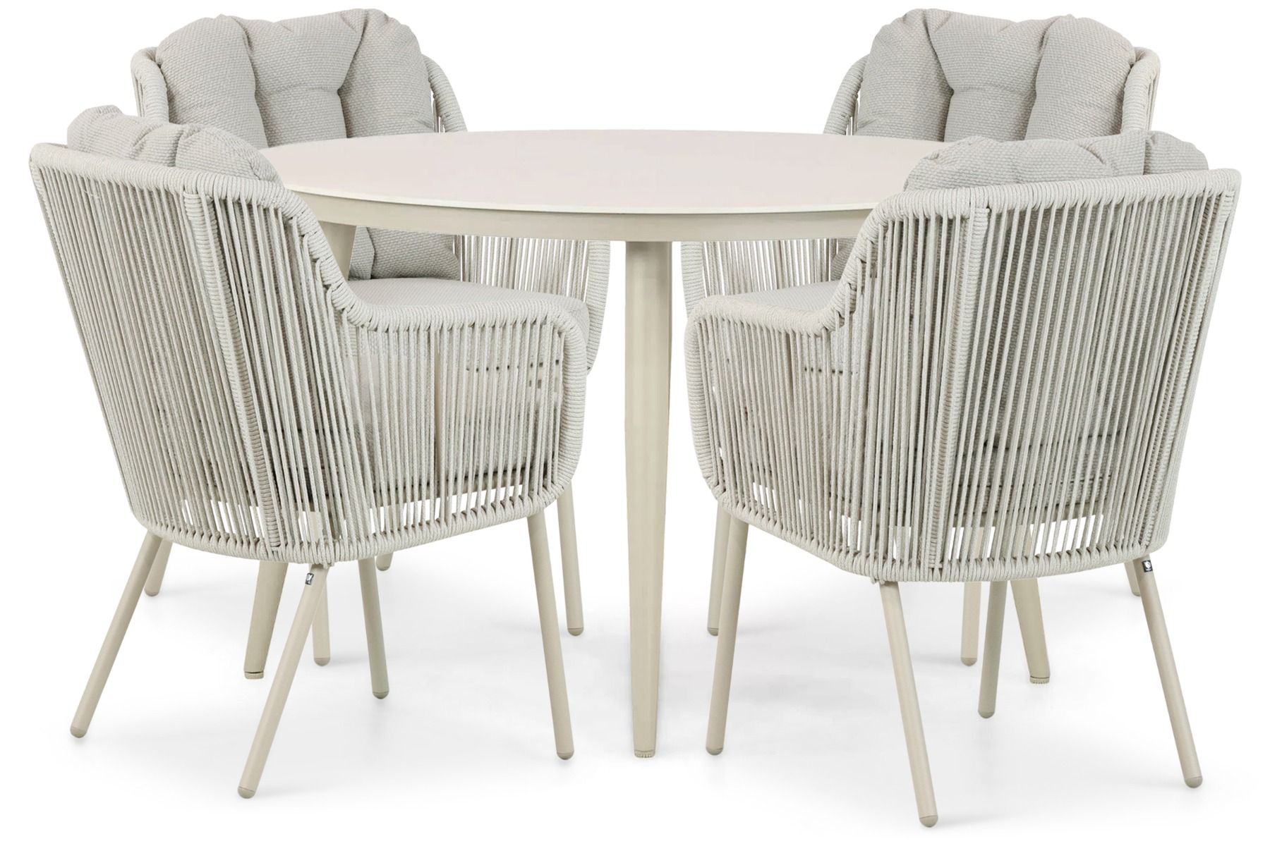 Santika Nanda/Vienna 120 cm dining tuinset 5-delig