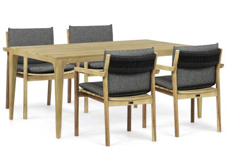 Santika Suka/Sentis 180 cm dining tuinset 5-delig