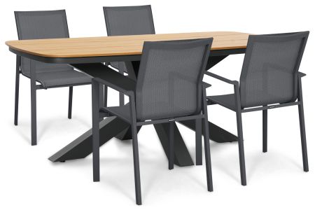 Lifestyle Timo/Camila 180x100 cm dining tuinset 7-delig