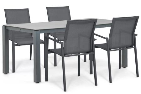 Lifestyle Timo/Yoko 180x90 cm dining tuinset 5-delig