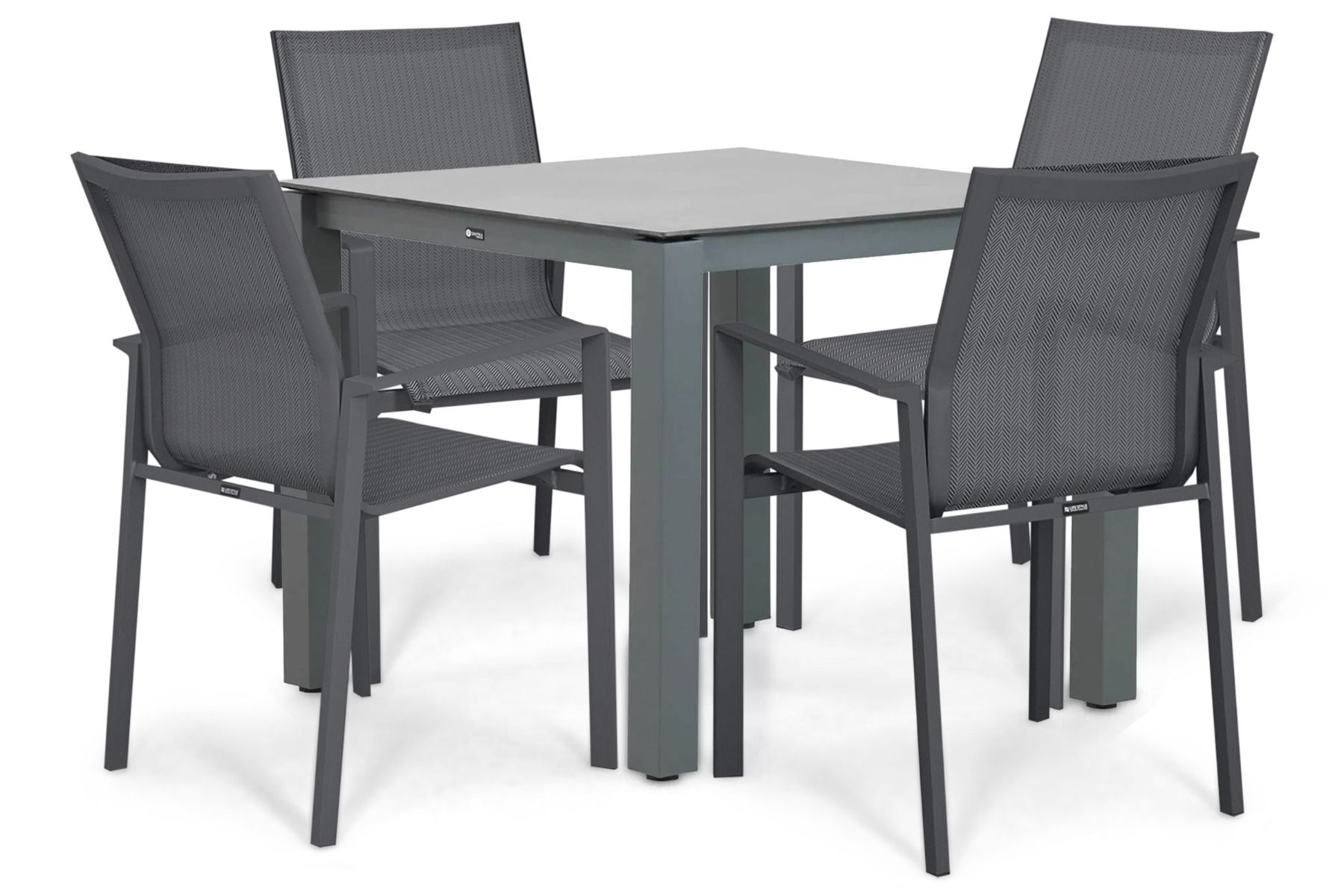 Lifestyle Timo/Yoko 90x90 cm dining tuinset 5-delig