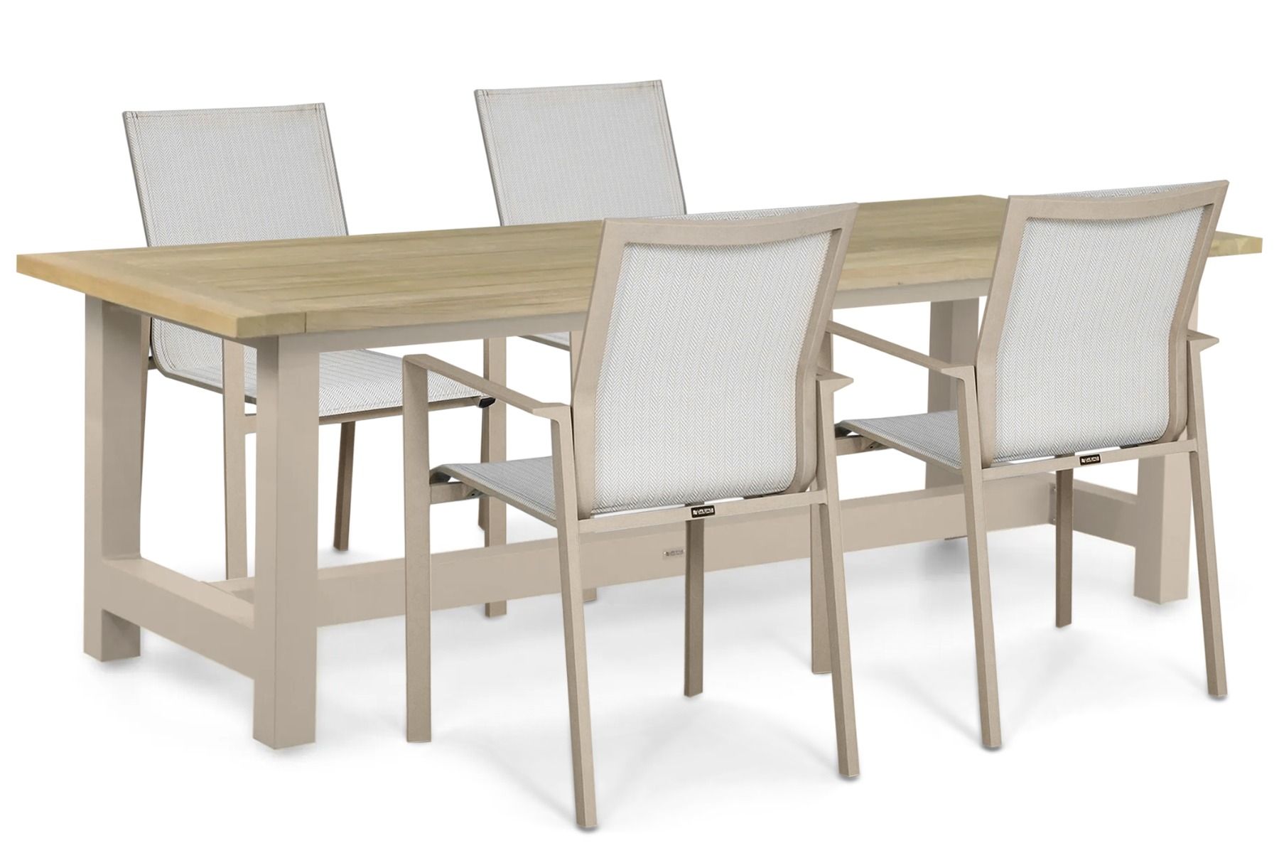 Lifestyle Timo/San Francisco 200x100 cm dining tuinset 5-delig