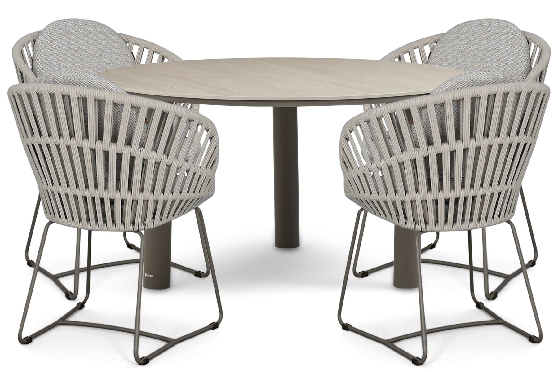 Santika Amara/Trino 140 cm dining tuinset 5-delig